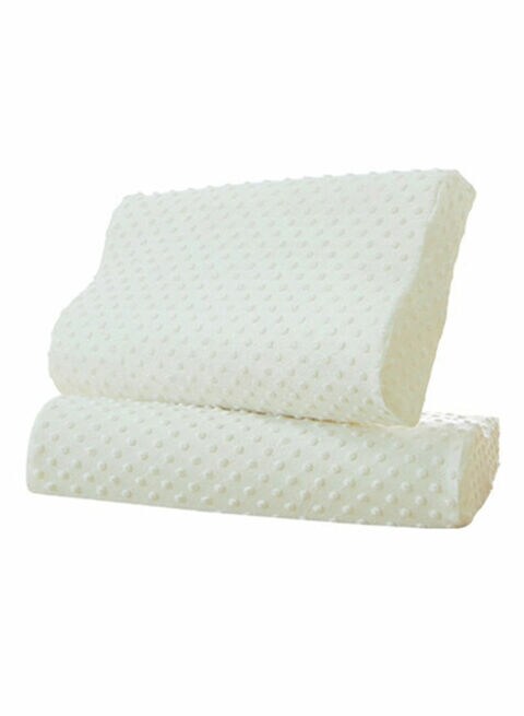 Generic Orthopedic Memory Foam Pillow Foam White 30 X 50Centimeter