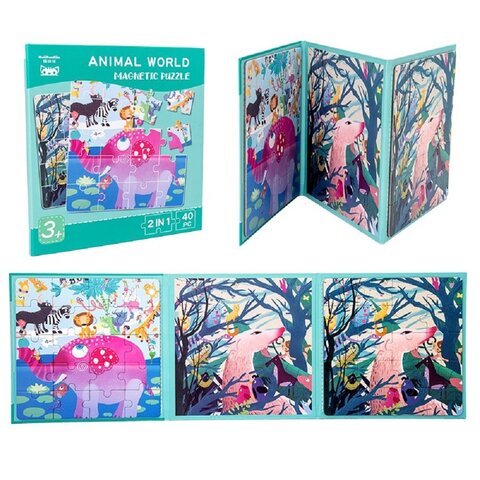 Magnetic Puzzle Animal World