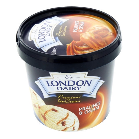 London Dairy Pralines And Cream Ice Cream 1L