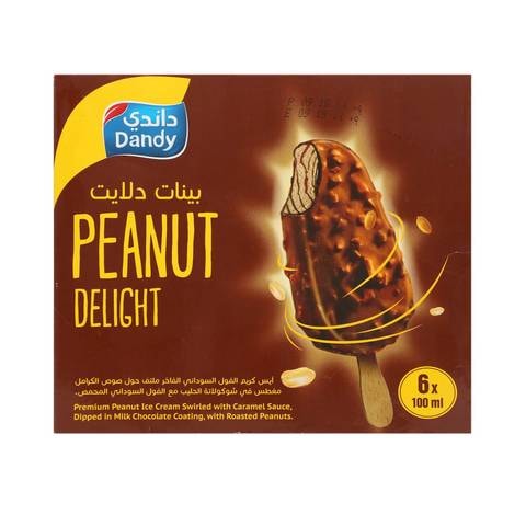Dandy Ice Cream Peanut Delight 100ml&times;6