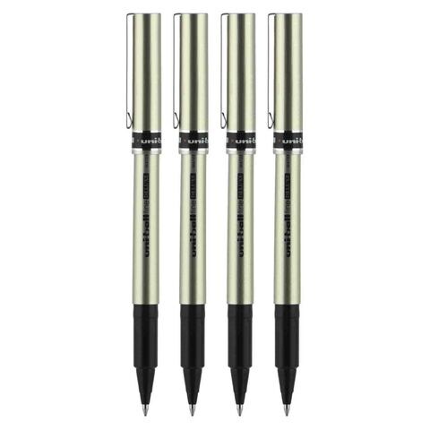 Uni-Ball Fine Deluxe 0.7mm Rollerball Pen UB-177 Black