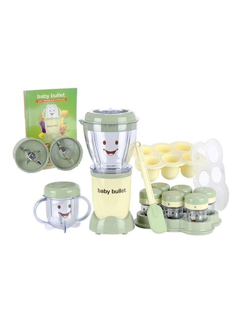 Generic - 20-Piece Baby Bullet Food System Green/Yellow/Clear