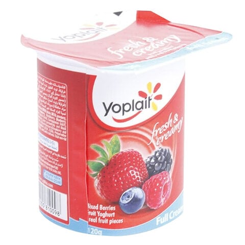 Yoplait Full Cream Mixed Berries Fruit Yoghurt 120g