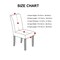 Woven Jacquard Stretch Fit Dining Chair Cover Grey