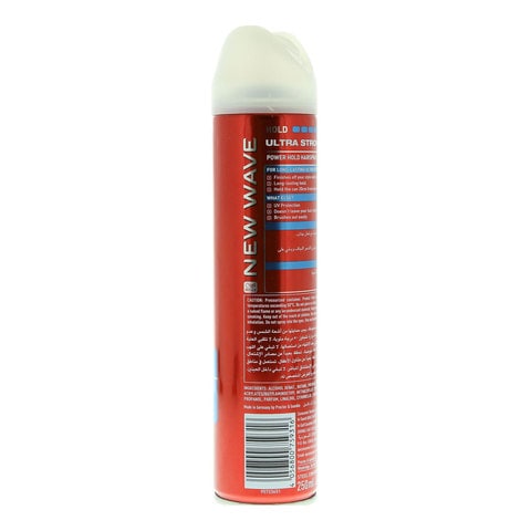 Wella Hair Spray New Wave Ultra Strong Power Hold 250ml