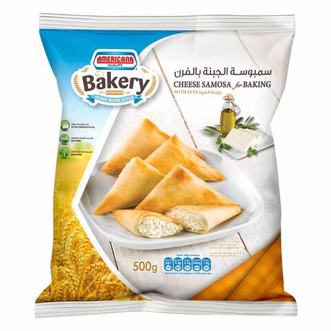 Buy Americana Bakery Cheese Samosa for Baking 500g in Saudi Arabia