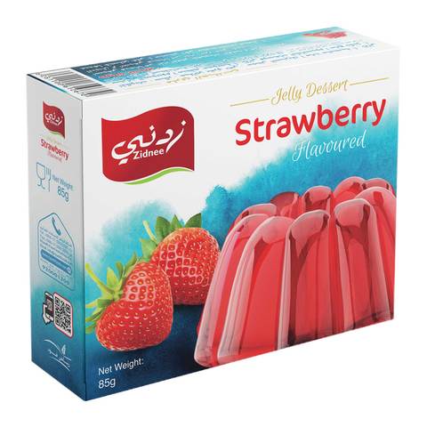 Zidnee Jelly Dessert, Strawberry Flavored 85g
