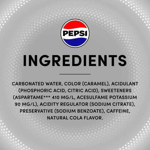 Pepsi Diet Cola Beverage Cans 330ml Pack of 6