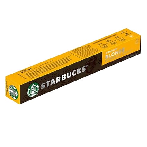 Starbucks Coffee Nespresso Vertuo Capsules, Blonde Espresso Roast - 10  Capsules