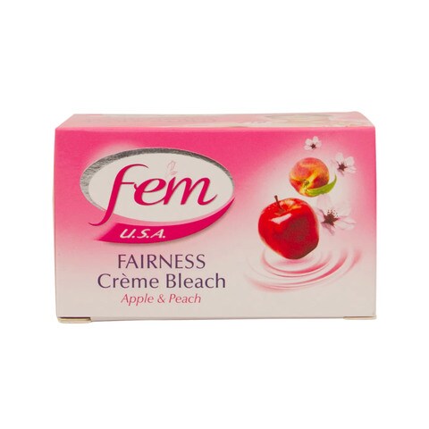 Fem Apple And Peach Fairness Cream 100g Pink