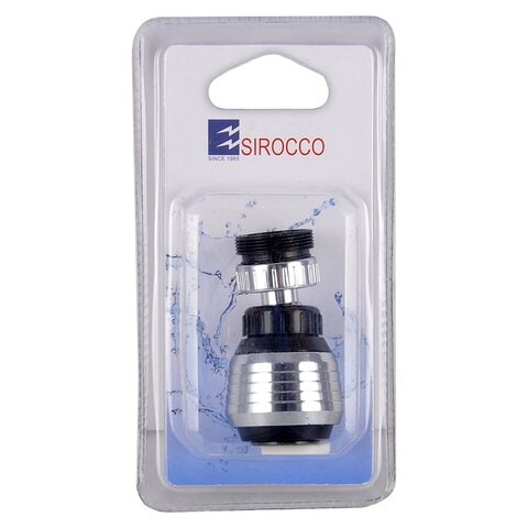 Sirocco Kitchen Faucet Nozzle With Rotate Swivel Silver