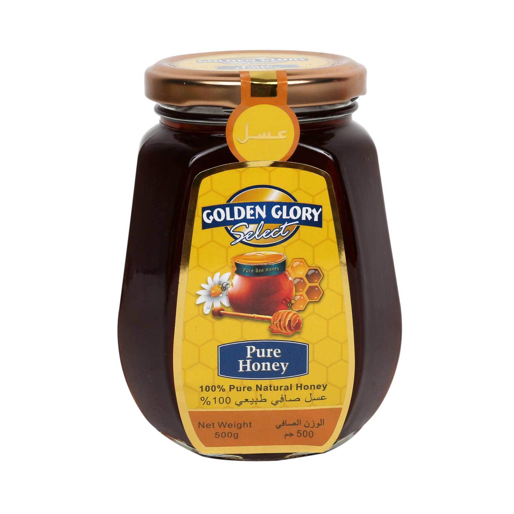 Buy Golden Glory Select Pure Honey Jar 500g