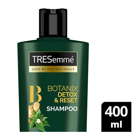 Buy TRESemme Botanix Natural Detox And Reset Green Tea And Ginger Shampoo White 400ml in Saudi Arabia