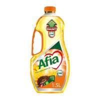 Afia Pure Sunflower Oil Enriched With Vitamins A D &amp; Zinc Bottle  1.5L