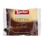 Buy Loacker Biscuit Tortina Triple Dark Chocolate 21g in Saudi Arabia