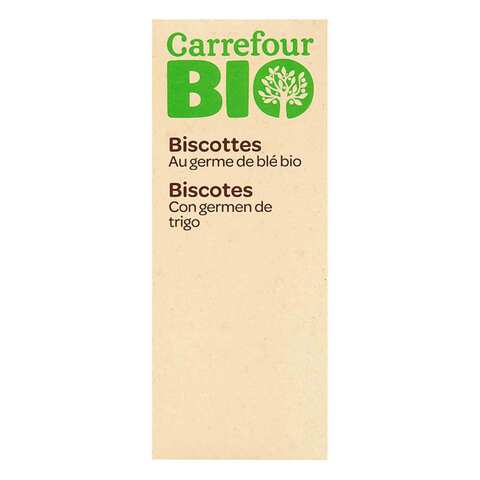 Carrefour Bio Organic Wheat Germ Rusks 300g