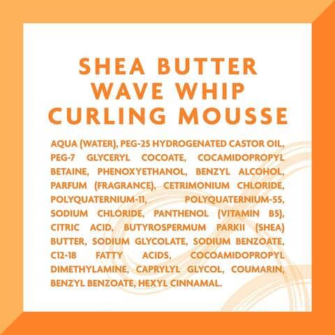 Cantu Shea Butter Wave Whip Curling Mousse Clear 248ml