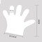 Decdeal - 200PCS/100 Pairs Food PE Gloves Disposable Gloves for Restaurant Kitchen BBQ Eco-friendly Food Gloves Fruit Vegetable Cleaning Gloves