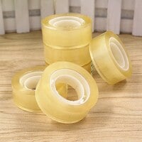 lavish 5 Pcs Stationary Transparent Adhesive Tape 1.8cm Wide Sticky Packaging Sealing Scotch Tape Office School Supplies