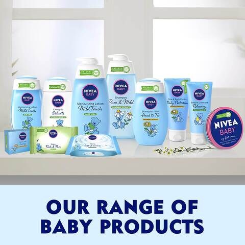 NIVEA Baby Bath Shampoo Pure and Mild Camomile Extract 200ml