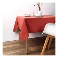 Home Deco Factory Cotton Table Cloth Terracotta 145x250cm