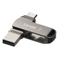 Lexar JumpDrive USB Dual Flash Drive D400 128GB Grey