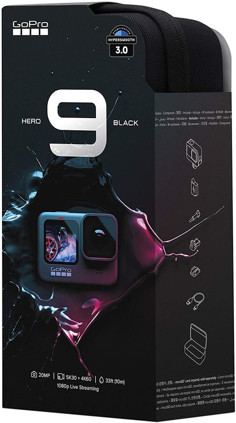 Buy New Gopro Hero9 Black Waterproof Action Camera With Front Lcd And Touch Rear Screens 5k Ultra Hd Video mp Photos 1080p Live Streaming Webcam Stabilization Online Shop Electronics