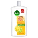 Buy Dettol Fresh Antibacterial Liquid Hand Wash Yellow 1L in UAE