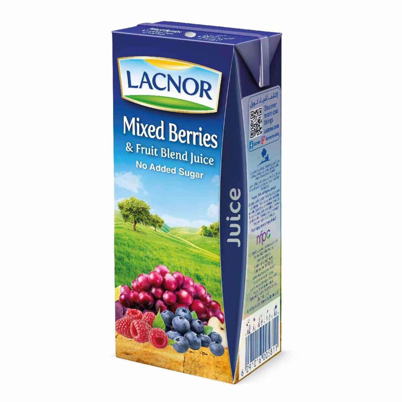 Lacnor Essentials Mixed Berries Juice 180ml
