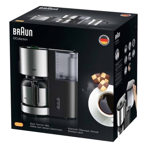 Braun KF501AI-KF5120BK ID Collection Filter Coffee Maker 1000W Black