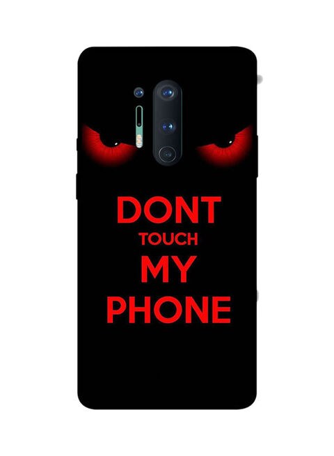 Theodor - Protective Case Cover For Oneplus 8 Pro Black/Red
