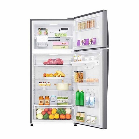 LG  GN-H622HLHU&nbsp; No-Frost Refrigerator - 475 Liters - Silver