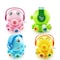 COOLBABY-Cute baby octopus baby rolls early learning toys