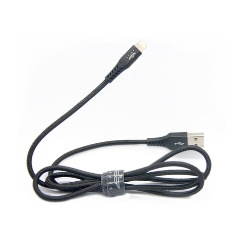 Brave Lightning Fast Cable 2.4A 1M (Mfi) Bdc480 Black