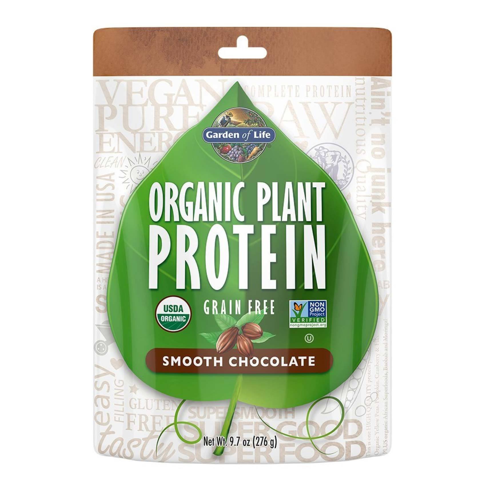 Buy Garden Of Life Organic Plant Protein Smooth Chocolate Powder 255g Online Shop Health Fitness On Carrefour Uae