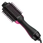اشتري Revlon One Step Volumizer  Hair Dryer Hot Air Brush, Black (Packaging May Vary). في الامارات