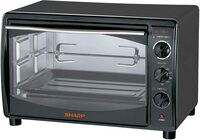 Sharp 42L 1800W Single Glass Electric Oven with Rotisserie &amp; Convection, EO-42K-3, Black