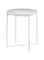 Generic Round Steel Table White