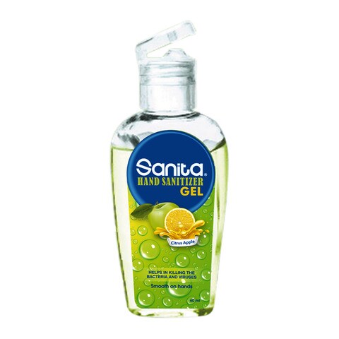 Sanita hand sanitizer gle citrus apple 60 ml