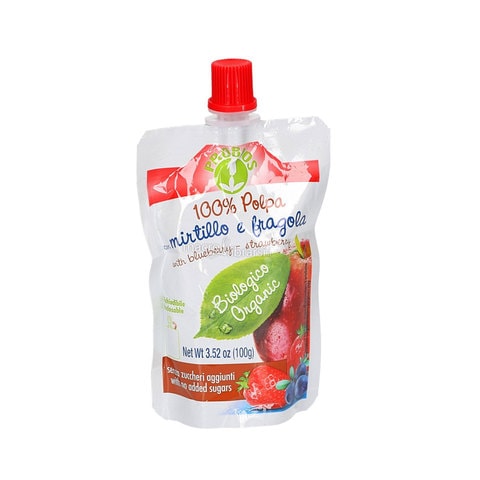 Probios Organic Apple And Blueberry And Strawberry 100 Gram