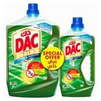 Buy Dac Gold Multi-Purpose Disinfectant  Liquid Cleaner Peppermint And Eucalyptus 3L+1L in UAE