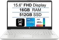 HP 15.6&quot; FHD 1080P IPS Display Laptop, 11th Gen Intel Quad-Core i5-1135G7(Up to 4.2GHz), 16GB RAM, 512GB SSD, Webcam, Bluetooth, Wi-Fi, HDMI, Fingerprint Reader, Windows 10 S