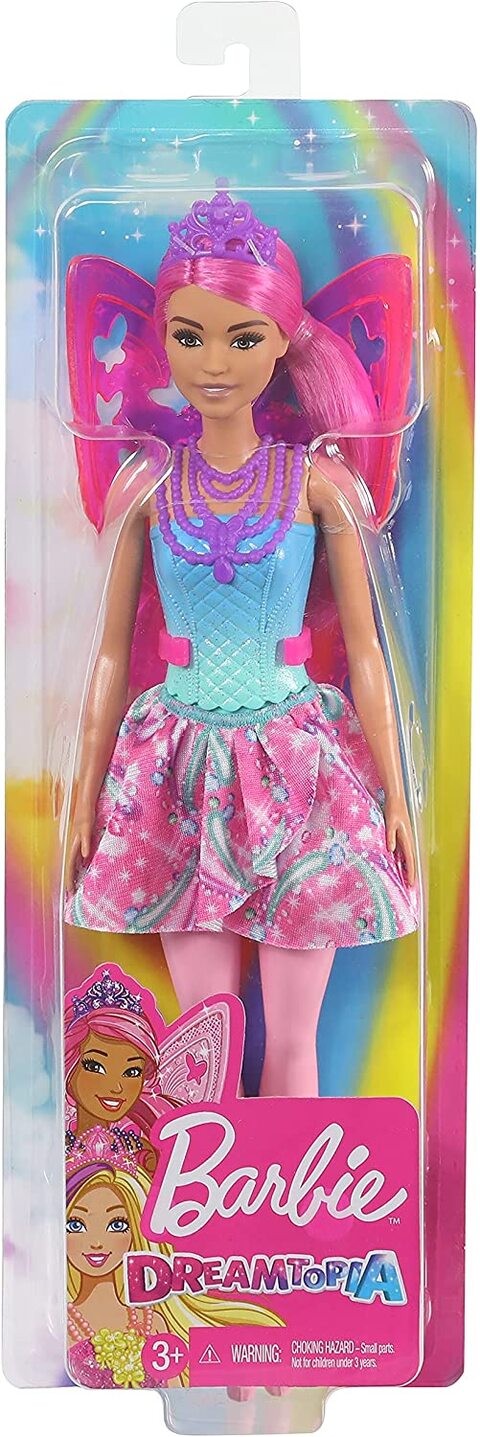 Buy Barbie Dreamtopia Fairy Doll, 12-Inch, with Pink and Blue Jewel Theme, Pink  Hair and Wings, Gift for 3 to 7 Year Olds Online - Shop Toys  Outdoor on  Carrefour UAE