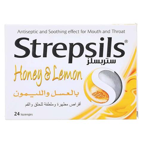 Strepsils Honey and Lemon Soothing Drops - 24 lozenges