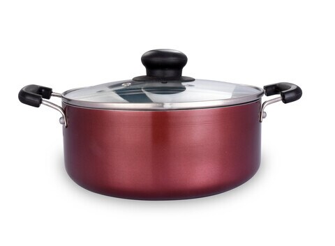 ARK Non Stick Induction Casserole with Glass Lid 22 Cms