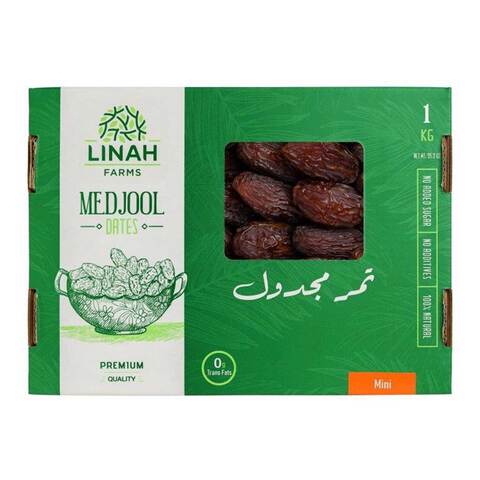 Linah Medjool Dates - Premium - Mini - 1 Kg