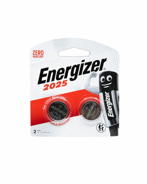 Energizer Lithium Coin 2025 3V Pack Of 2