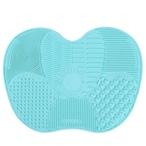 اشتري Generic - Silicone Makeup Brush Cleaning Mat, Makeup Brush Cleaner Pad, Cosmetic Brush Cleaning Mat - Green في الامارات