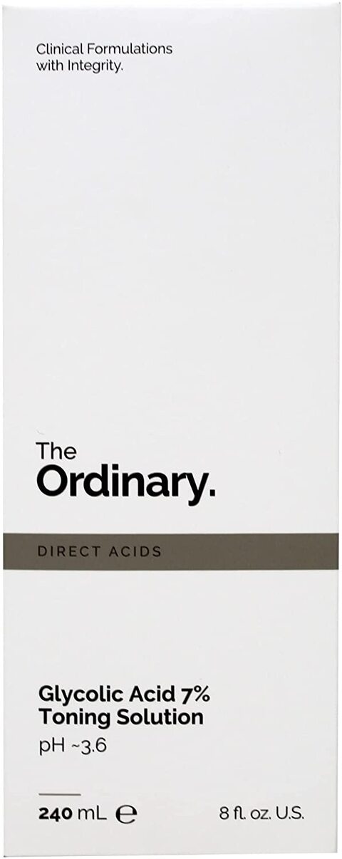 The Ordinary Glycolic Acid 7% Toning Solution pH~3.6 DIRECT ACIDS 