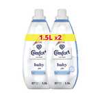 Buy Comfort Baby Concentrated Fabric Softener 1.5L Pack of 2 in UAE